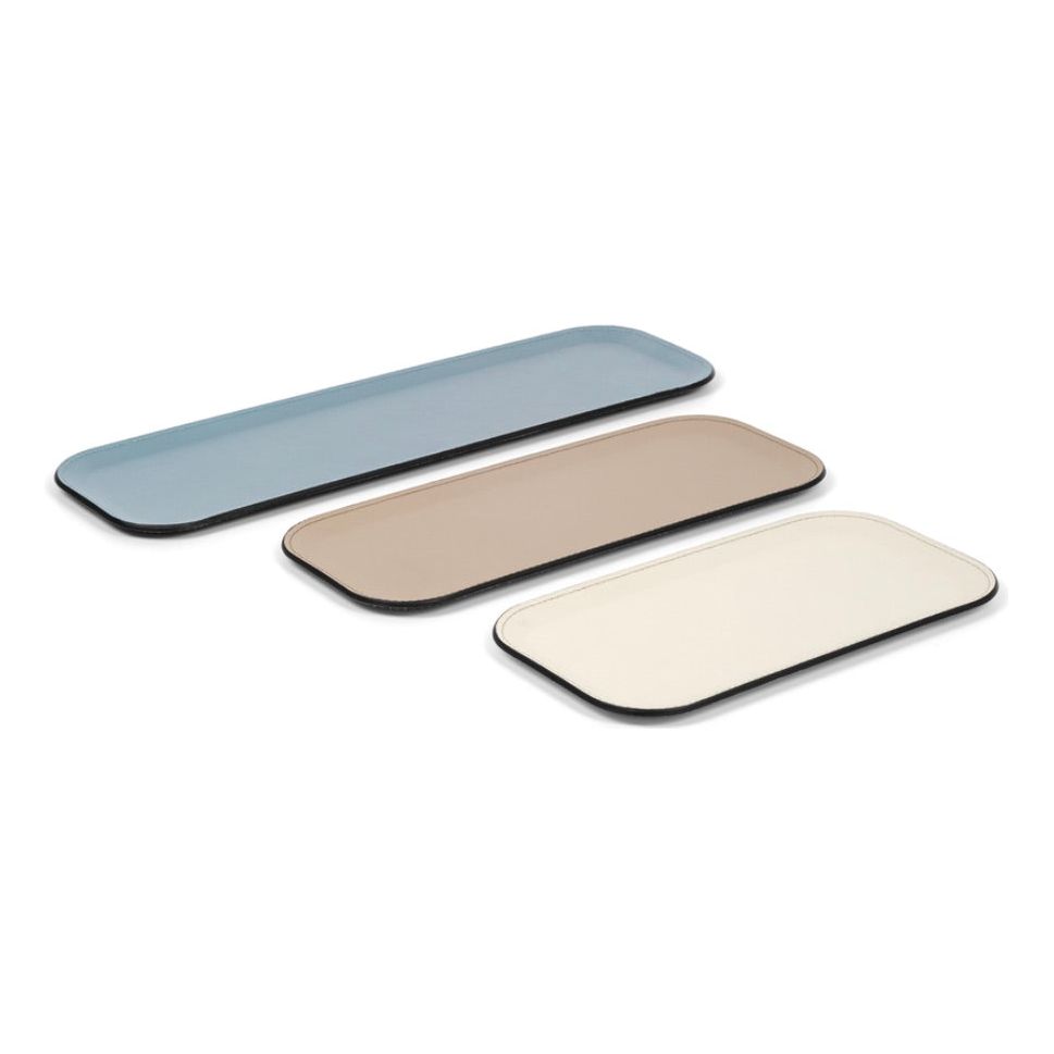 Pinetti_small oval leather_trays_victor_blue taupe and off-white