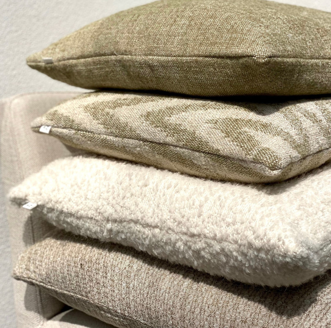 Scapa_Home_cushion_Lido_Gina_indoor_olive green and natural chair setting