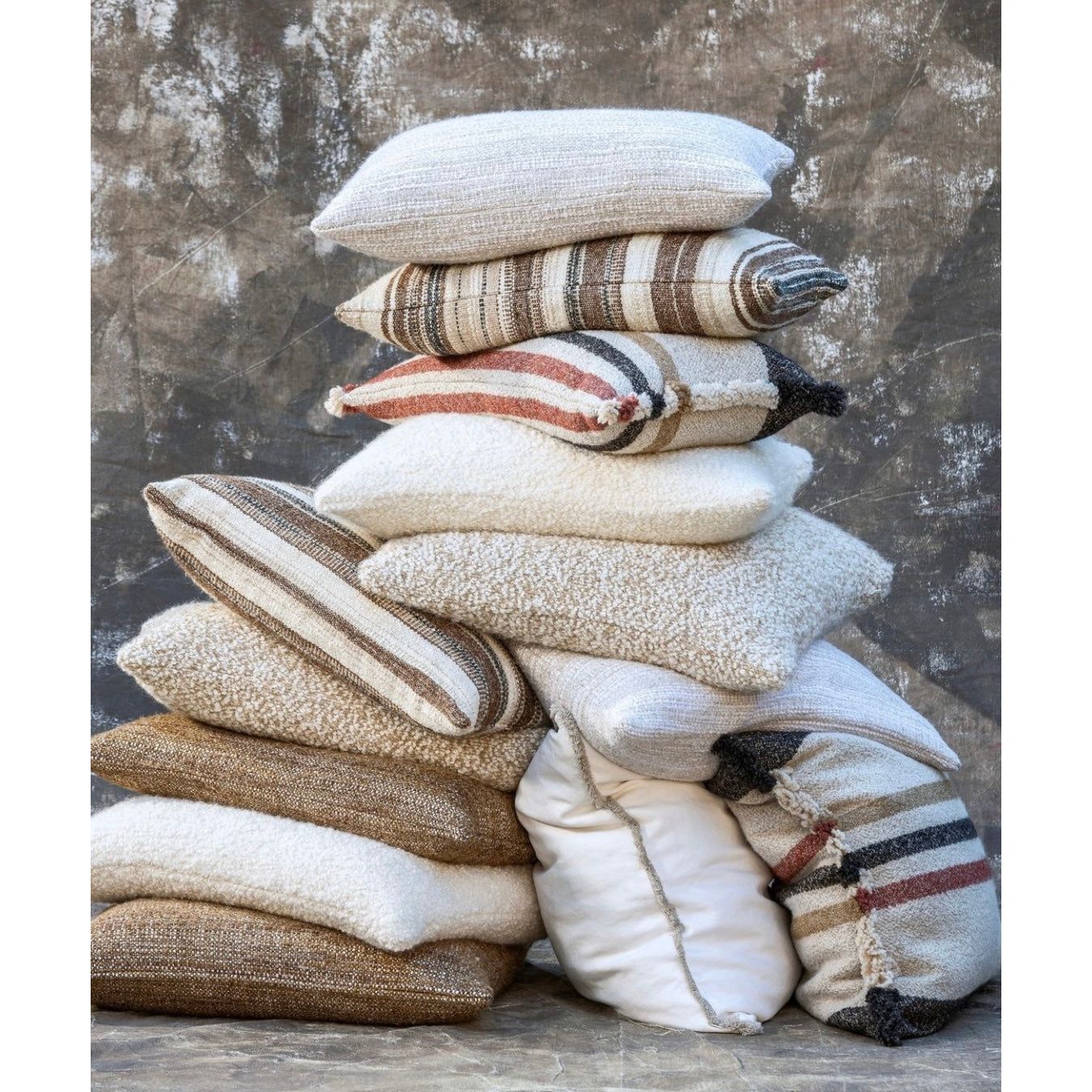 Scapa_Home_cushion stack in neutral colours