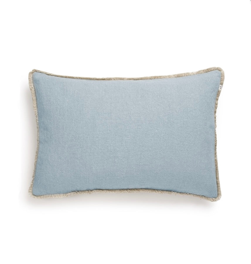 Scapa Home langwerpig sierkussen â€˜Comoâ€™ in licht blauw