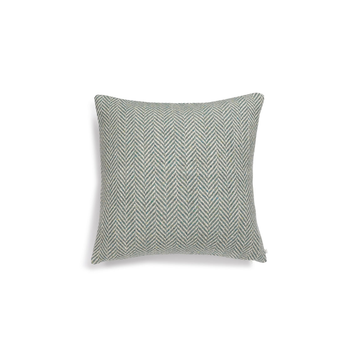 Scapa Home sierkussen â€˜Alton' met visgraat patroon in blauw groen 60 x 60 cm