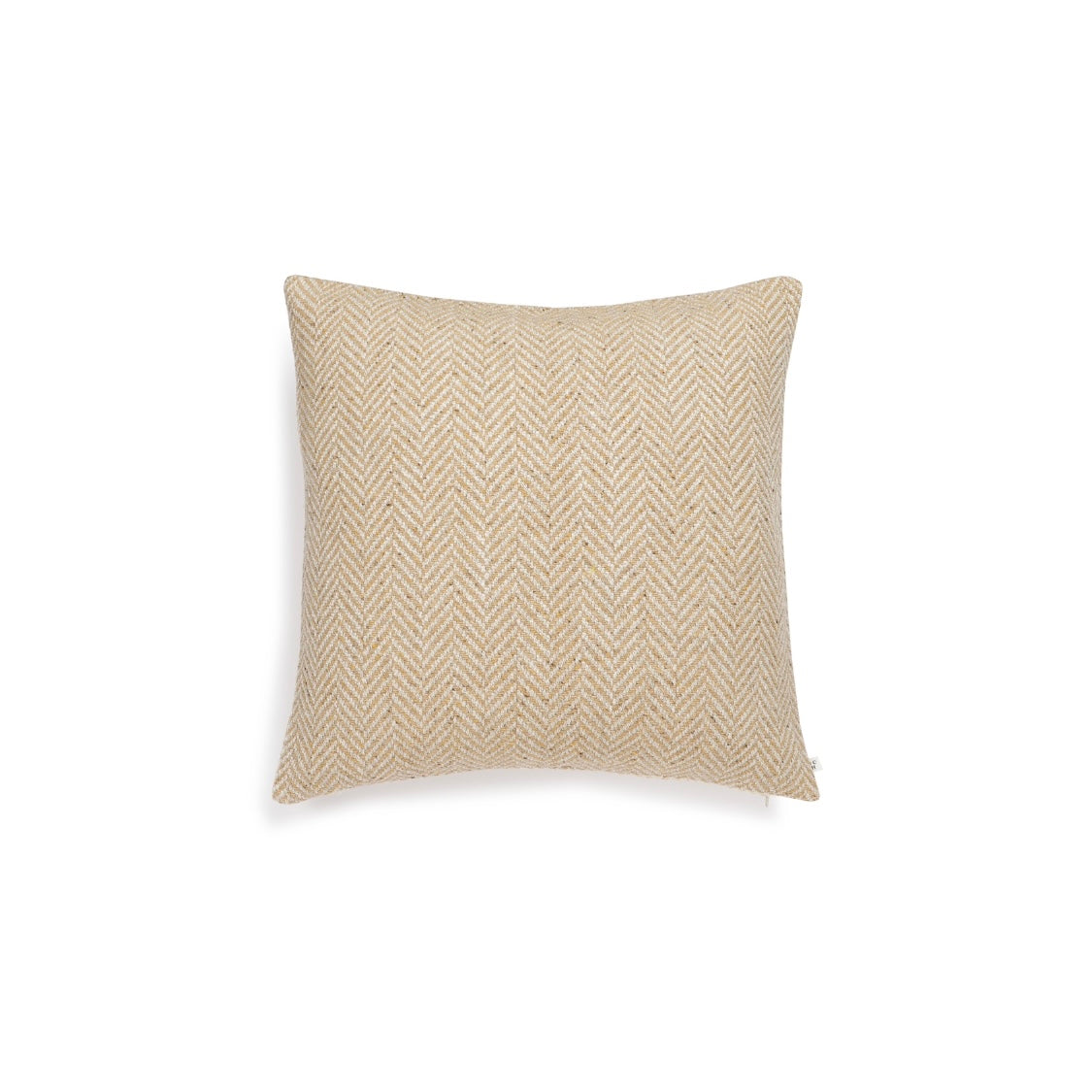 Scapa Home sierkussen â€˜Alton' met visgraat patroon in camel 60 x 60 cm