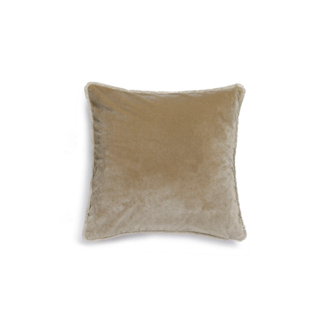 Scapa Home fluwelen sierkussen ‘Luton' in zand 60 x 60 cm