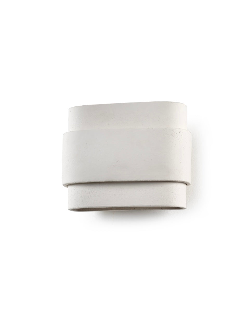 Serax by Anita Le Grelle keramische wandlamp 'Louis 01' in beige vooraanzicht