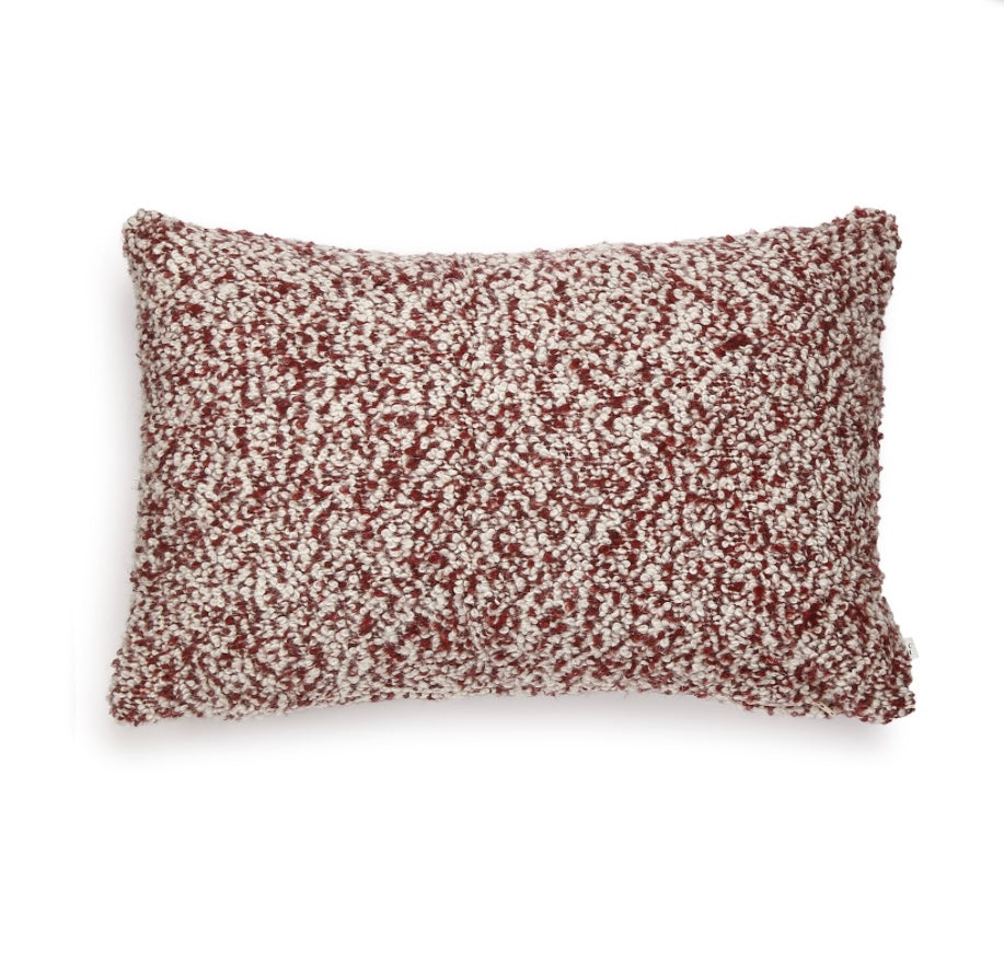 Scapa Home langwerpig sierkussen â€˜Aberdeenâ€™ wijnrood 40 x 60 cm