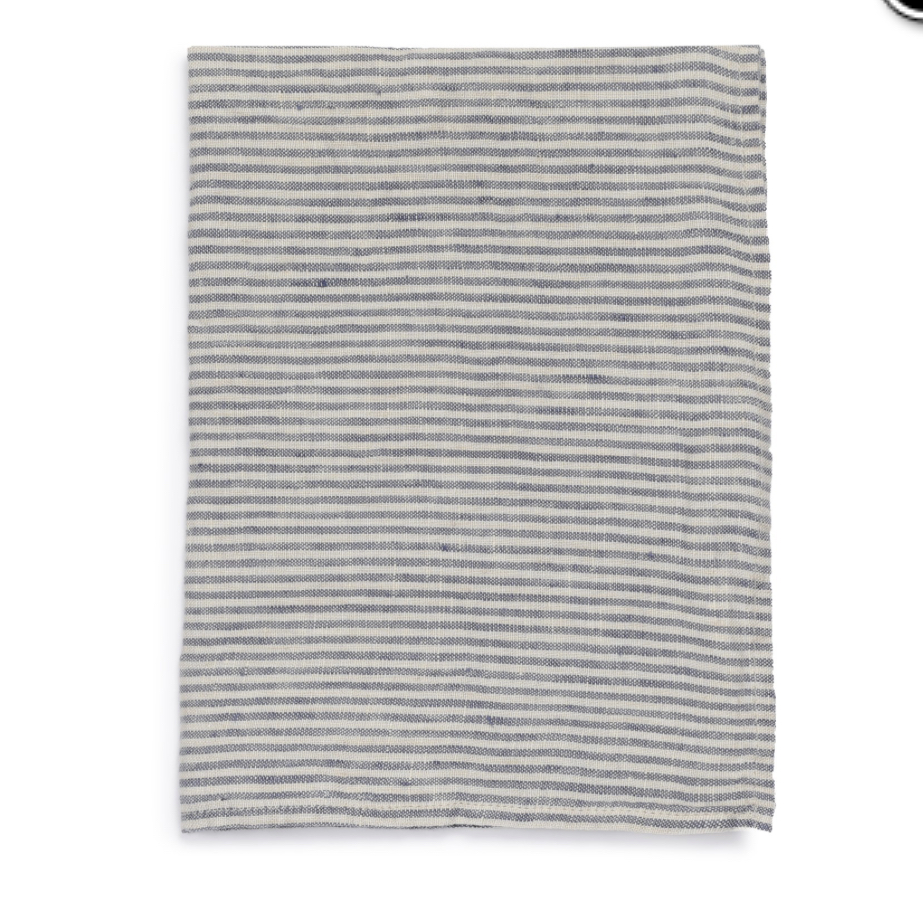 Scapa Home Tafellaken 'Raya' in jeans blauw streepje