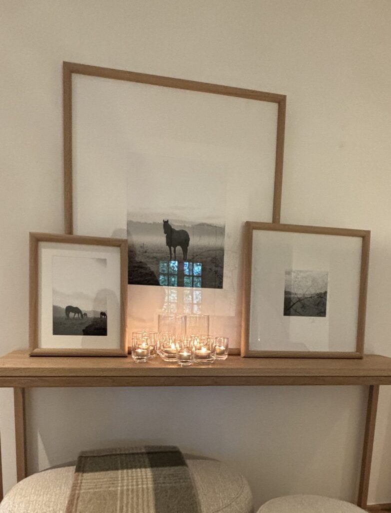 Scapa Home grote langwerpige houten fotolijsten 'Stefford' in naturel eiken met afgerond frame